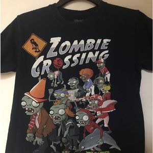 Blue Plant vs. Zombies Shirt Large/10